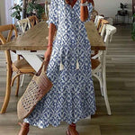 Michaela - Abito Boho con Copertura per Pancia