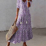 Michaela - Abito Boho con Copertura per Pancia