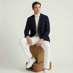 Trainer in Pelle Boston - Bianco