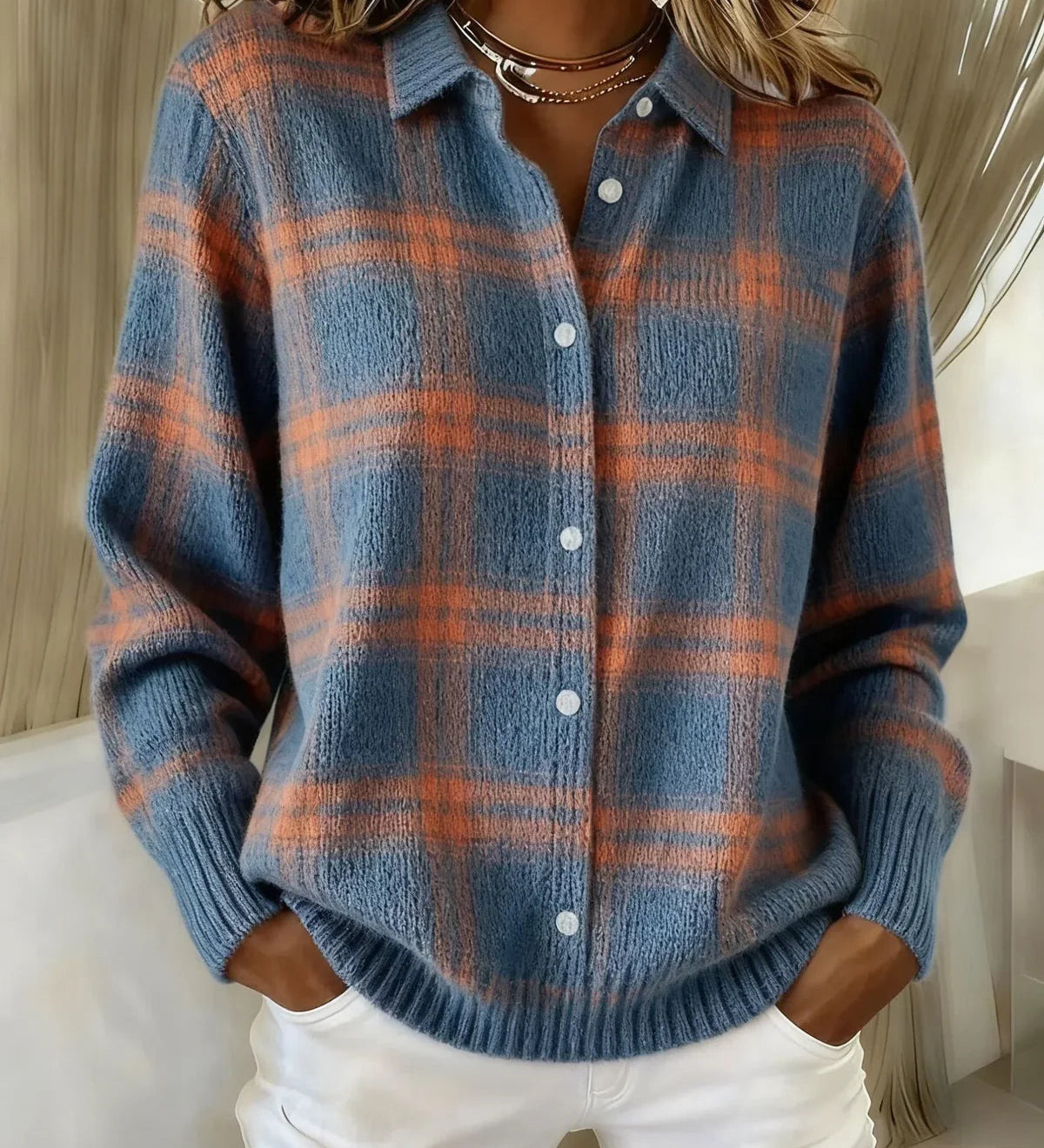 Candida | Cardigan a Quadri