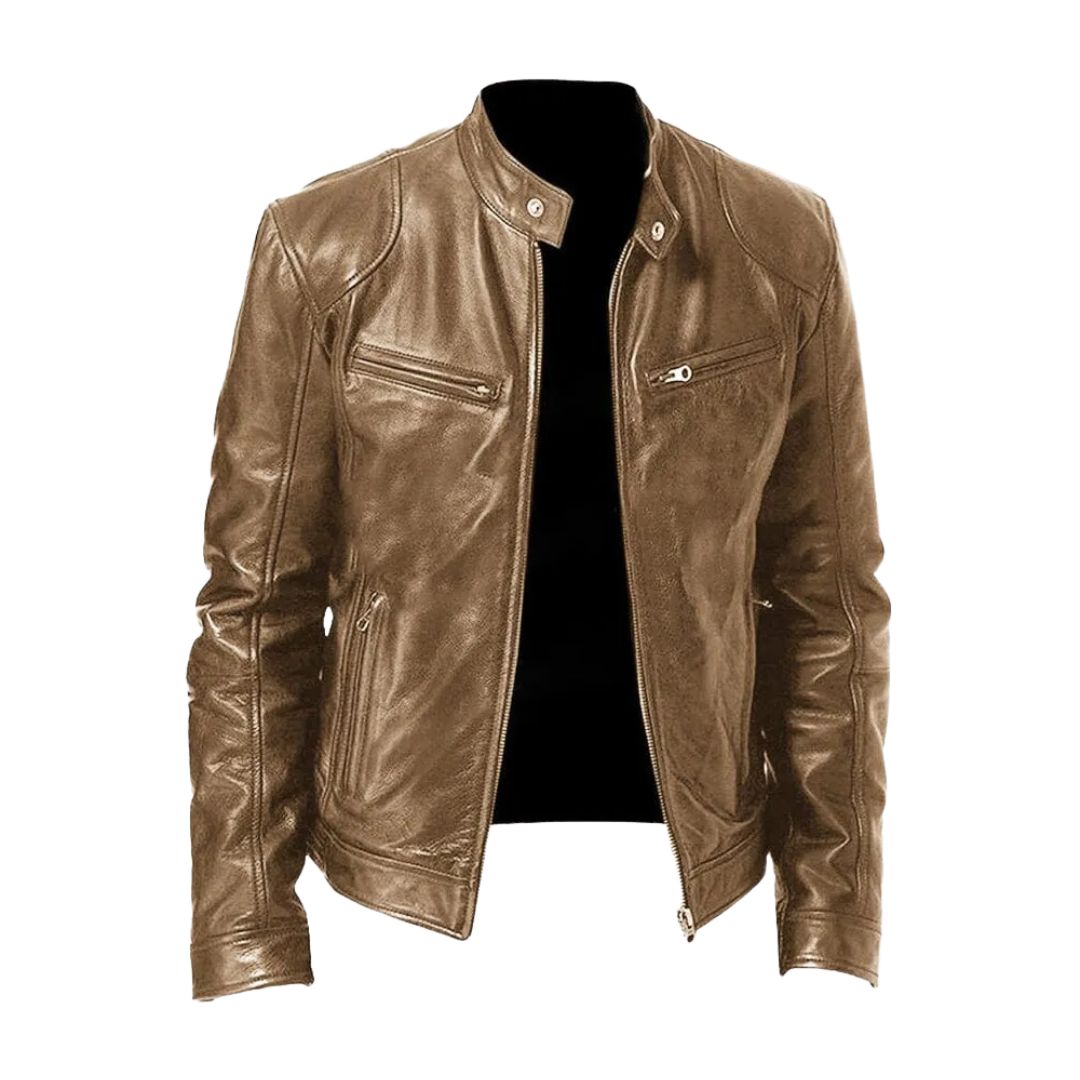 Fabien | Giacca in pelle casual