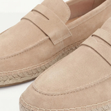 Espadrillas Riviera in Suède Beige