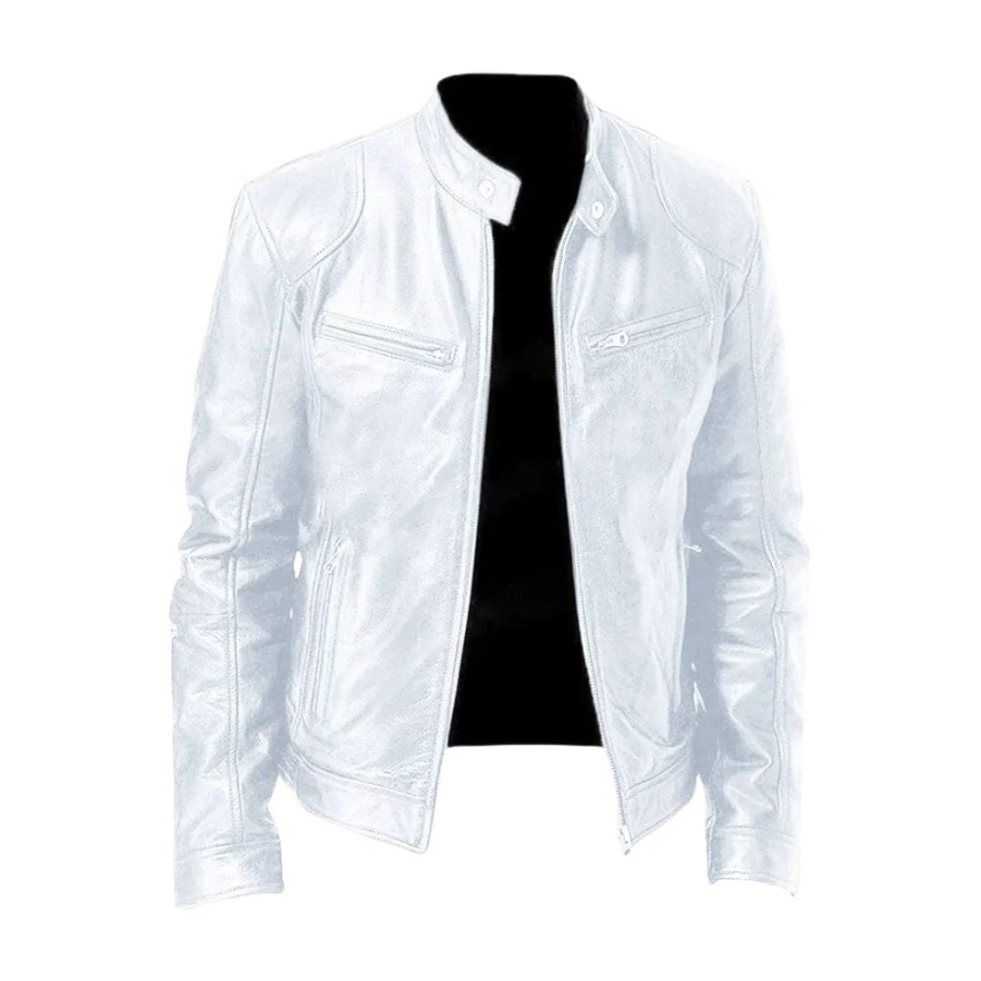 Fabien | Giacca in pelle casual