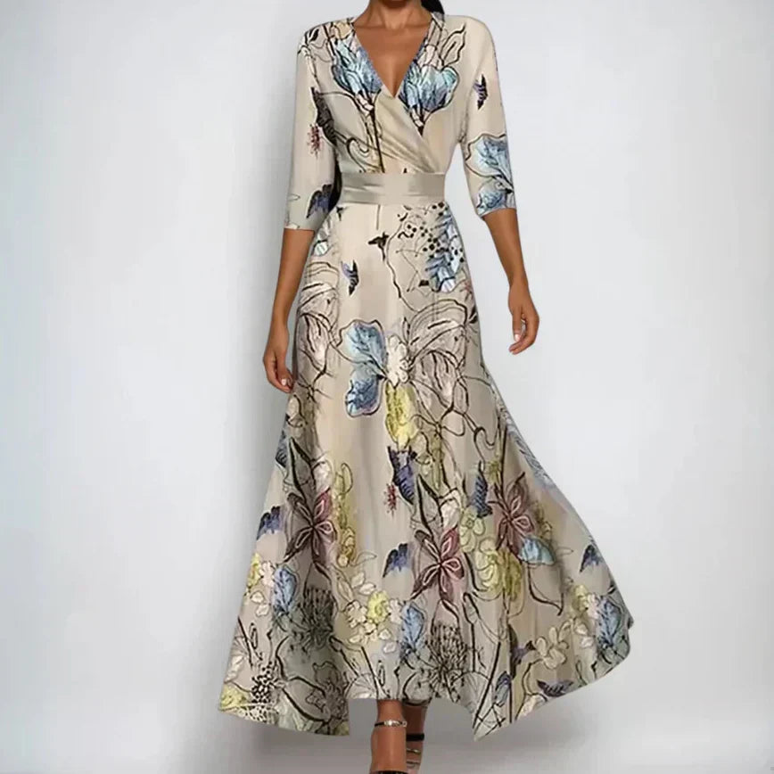Emily | Elegante Vestito a Fiori