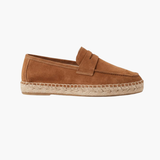 Espadrillas Riviera in Suède Marrone