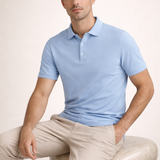 Polo Raffinata Azzurra Chiara
