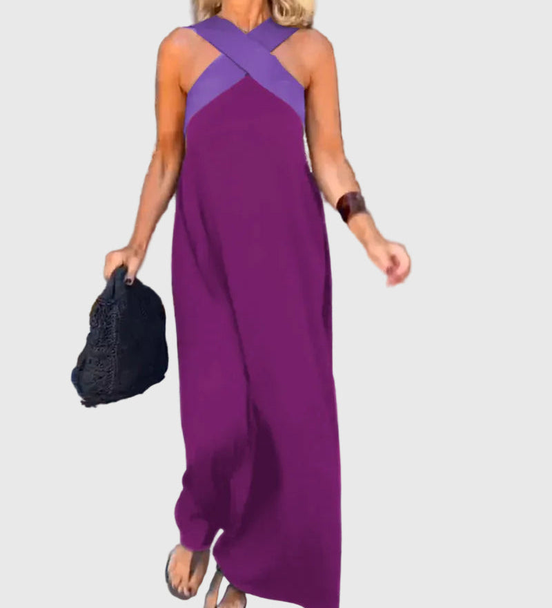 Elena | Elegante Maxi Abito Fluido