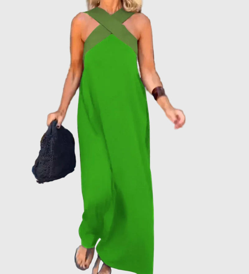 Elena | Elegante Maxi Abito Fluido