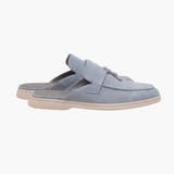 Mule Mediterraneo in Suède Blu Cielo