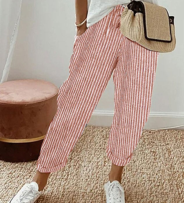 Elegante Pantalone Comodo Fluido