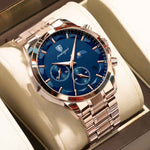Precision Chronograph Steel Watch