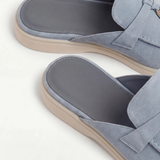 Mule Mediterraneo in Suède Blu Cielo