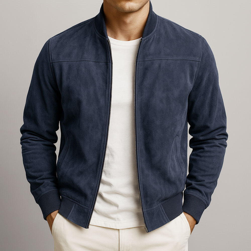 Martin | Bomber in camoscio