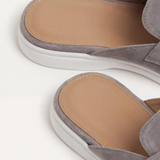 Mule Mediterraneo in Suède Grigio Chiaro