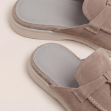 Mule Mediterraneo in Suède Beige