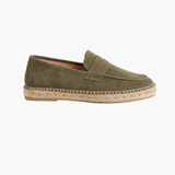 Espadrillas Riviera in Suède Verde Oliva