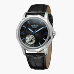 Classic Skeleton Dial Steel Watch