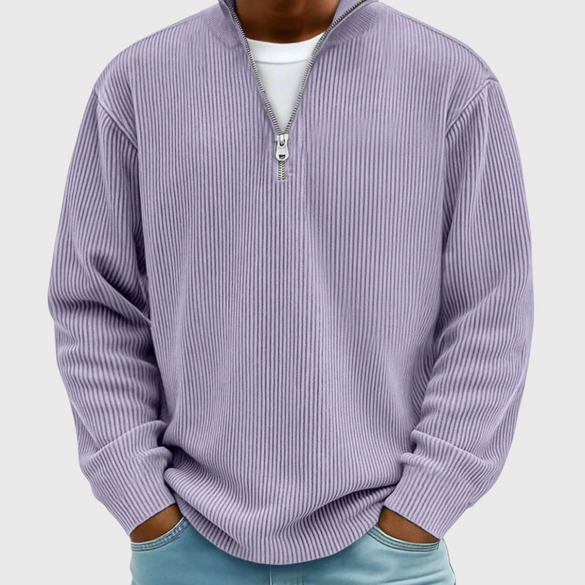 Valentin | Maglione demi-zip senza tempo