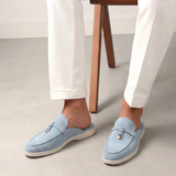 Mule Mediterraneo in Suède Blu Cielo