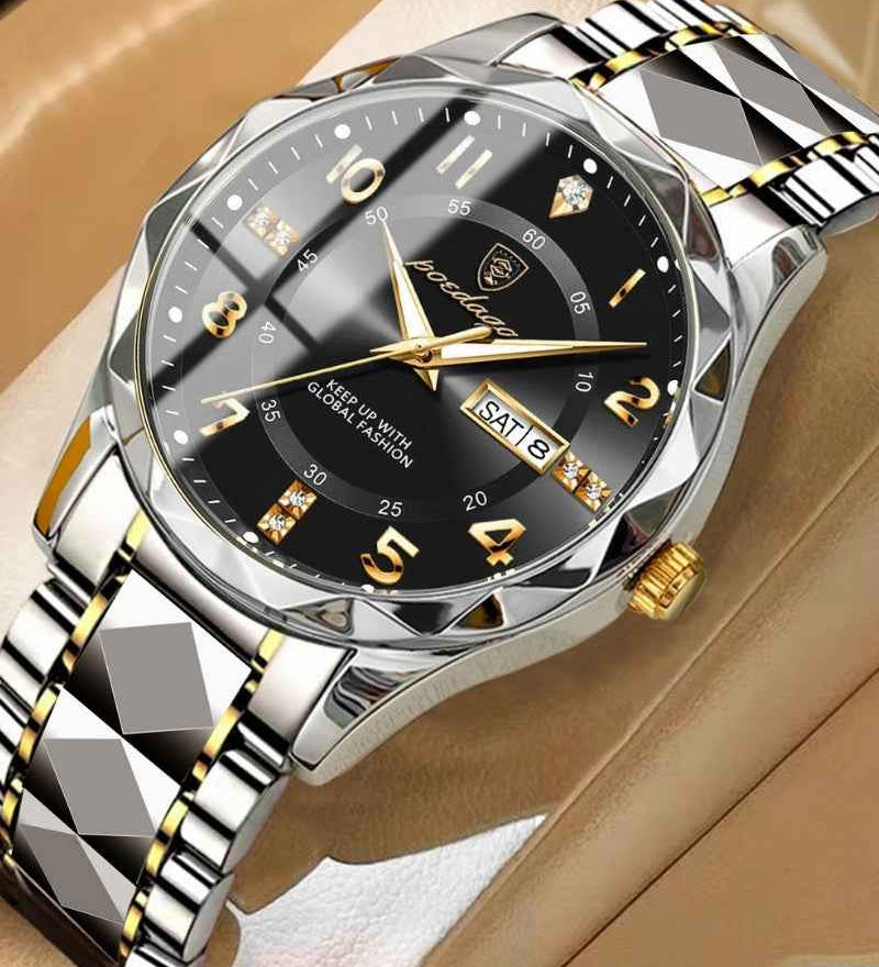 Classic Two-Tone Steel Watch