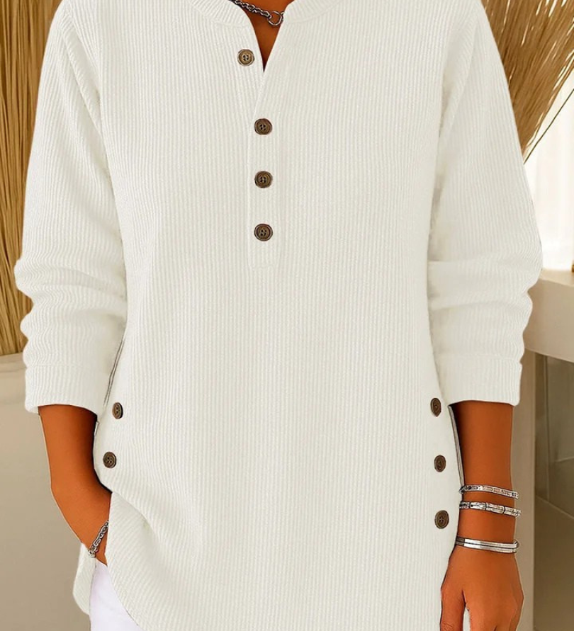 Nives | Tunica Henley con Bottoni