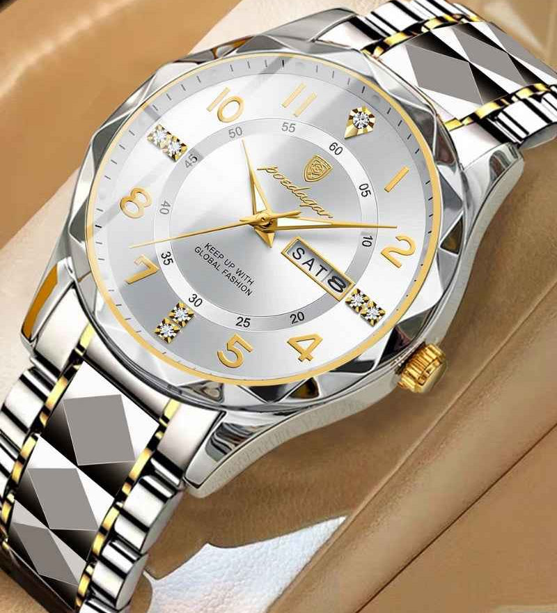 Classic Two-Tone Steel Watch
