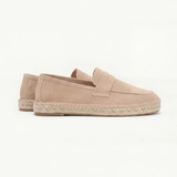 Espadrillas Riviera in Suède Beige