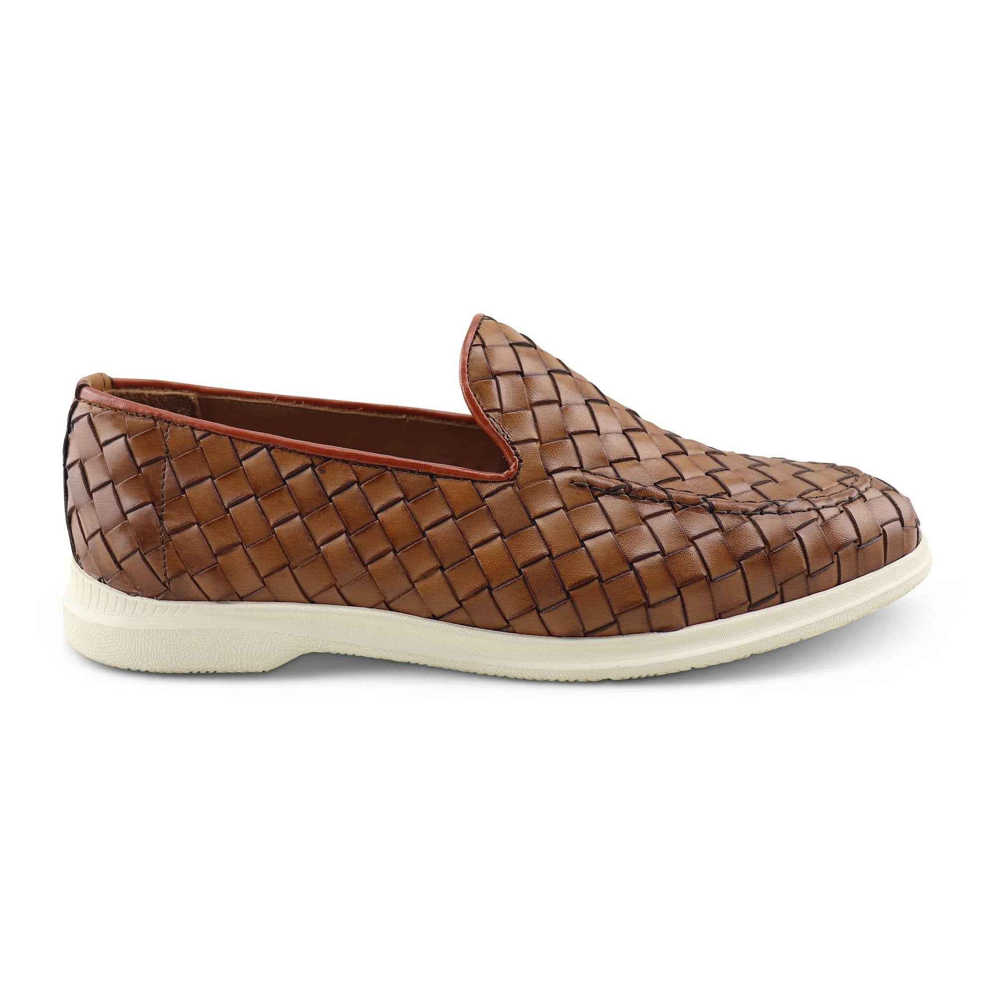 Mocassino Intrecciato Sorrento - Pelle