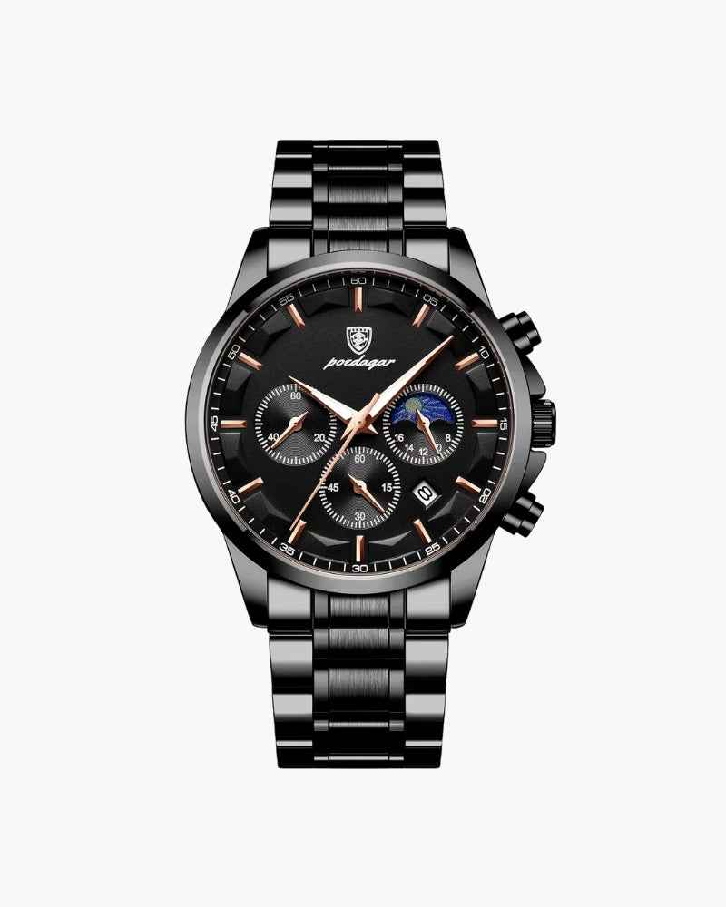 Precision Chronograph Steel Watch