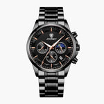 Precision Chronograph Steel Watch
