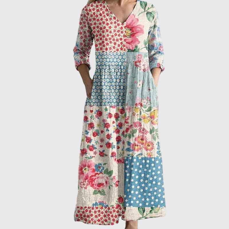 Saule | Maxi Abito Elegante in Movimento