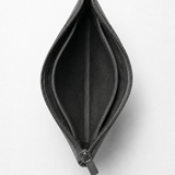 Borsa a Clutch Alcantara Grigio Scuro