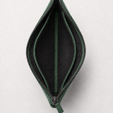 Borsa a Clutch Alcantara Verde Mezzanotte