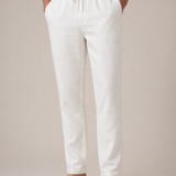 Pantaloni in Lino Bayside Bianchi