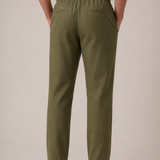 Pantaloni Bayside in Lino Olive