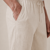 Pantaloni in Lino Bayside Beige