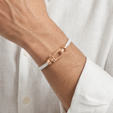 Bracciale Aurelio Bianco / Oro Rosa