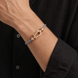 Bracciale Aurelio Grigio / Oro Rosa