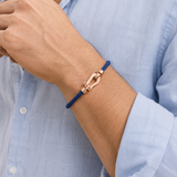 Bracciale Aurelio Navy / Oro Rosa
