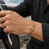 Bracciale Aurelio Grigio / Oro Rosa