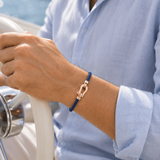 Bracciale Aurelio Navy / Oro Rosa