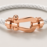 Bracciale Aurelio Bianco / Oro Rosa