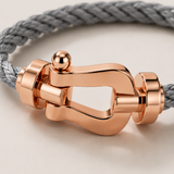 Bracciale Aurelio Grigio / Oro Rosa