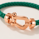 Bracciale Aurelio Verde / Oro Rosa
