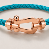 Bracciale Aurelio Azzurro Chiaro / Oro Rosa