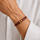 Bracciale Aurea Bordeaux/Oro