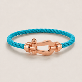 Bracciale Aurelio Azzurro Chiaro / Oro Rosa