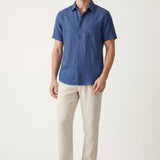 Set in Lino Trento Blu/Beige