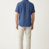 Set in Lino Trento Blu/Beige