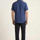 Set in Lino Trento Blu/Nero